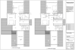 41’x66’ 4 Bedroom, 3 Baths Modern A-Frame Cabin Architecture Plans PDF Download.