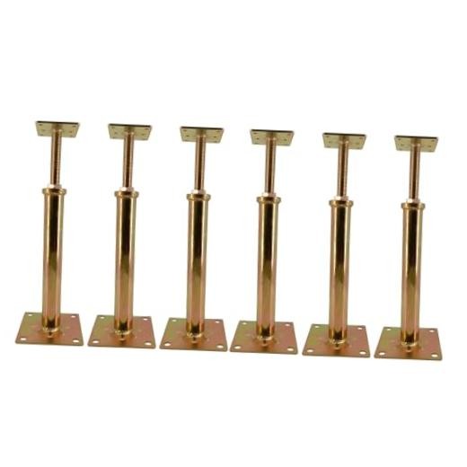 6 PCS House Floor Jacks Post Pole for Leveling, 11″ – 16″ Height 11-16 inch