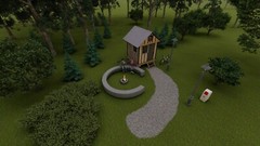 Comprehensive Building Plans for 8’x8′ Tiny Home with Loft – 64 sqft area