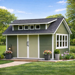 12×16 Modern Gable Shed Plans ,Backyard Storage Blueprints