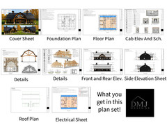 2400 Sqft Modern Barndominium 4bd/2.5ba – Construction Plans – PDF