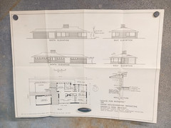 VTG 1950s House For Moderns Good Housekeeping Floor Plan MCM Sleek Cottage
