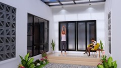 40×59 Feet House Plans 12×8 Meter 3 Beds 3 Baths Terrace Roof PDF (A4 Hard Copy)