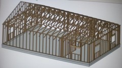PERMIT READY 24′ X 36′ GARAGE PLAN DRAWN TO SCALE BLUEPRINTS AND MATERIALS LIST