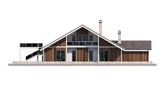 100’x54’ 4-Beds 4-Baths Charming A-Frame Architectural Build Plans PDF Download