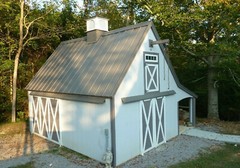 5 Mini-Barn Designs – Customizable Little Pole-Barn Plans for Your Backyard (B3)