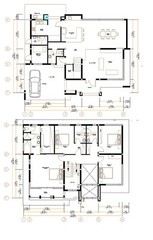 Custom House Plans 15×11 Meter 49×36 Feet 5 Beds 5 Baths Hip Roof (A4 Hard Copy)