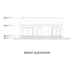 Modern Cabin House, 16′ x 32′, 512 Sq Ft, Tiny House, Architectural Plans