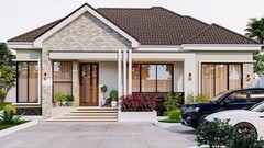 Modern 3 Bedroom House Plan