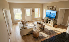 1,100 Sqft of Living space – 3bed 2 bath Small Modern Farm House