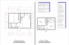 Comprehensive Building Plans for 28’6” x 19’4” Tiny Home – 550sqft Floor Plan