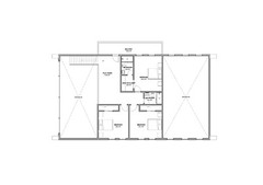 Barndominium House Plan 4 Bedrooms 4 bath 40’x70′ 2,800 sq ft. | PDF Download