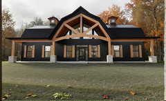 2400 Sqft Modern Barndominium 4bd/2.5ba – Construction Plans – PDF