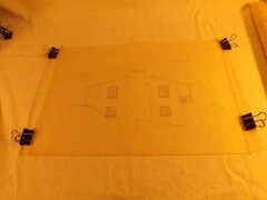 VINTAGE HOUSE BLUEPRINTS #5— 12″ X 18″ SEE PICTURES 7 PAGES