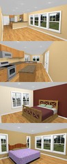 44×48 Apartment with 2-Car 1-RV Garage – PDF FloorPlan – 1,528 sqft – Model 5H