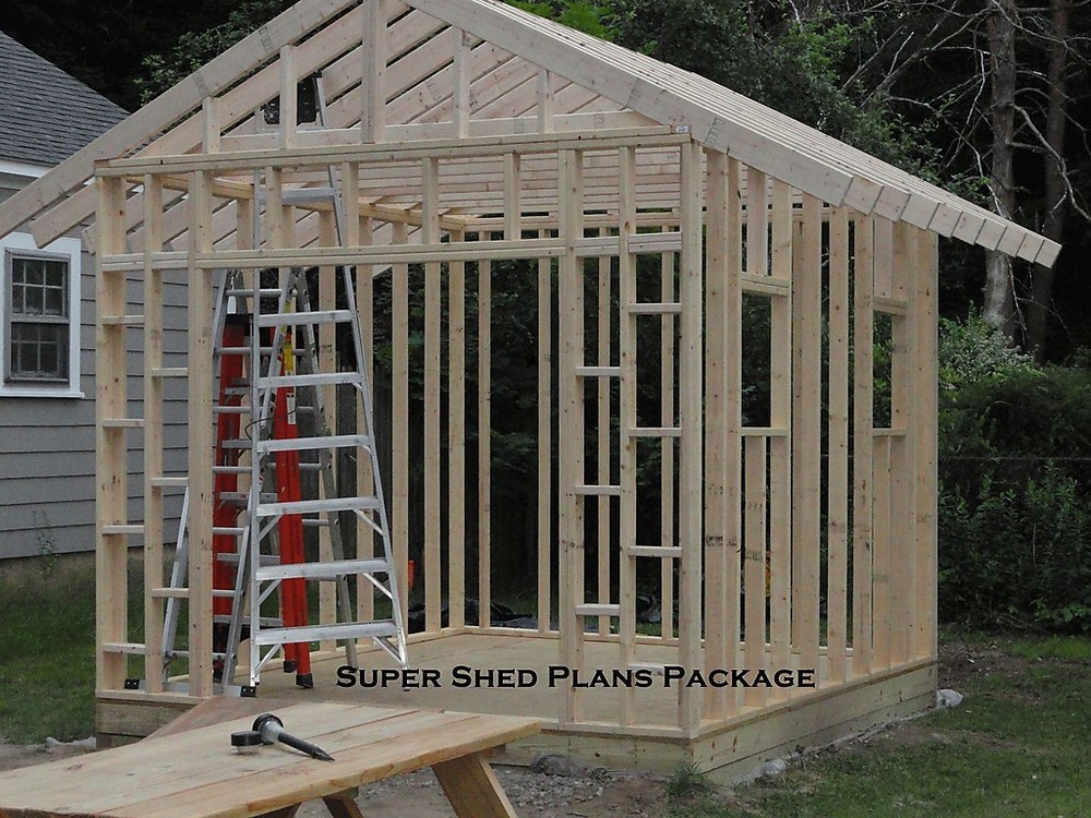 Custom Design Shed Plans, 6×8 Gable Storage, DIY Instructions, Plans, Blueprints