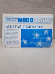 Better Homes and Gardens Wood Plans All Star Luminaria OFS #1049 Uncut