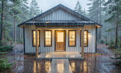 840 Sqft (Living) Modern Cabin – 2 Bd, 1 Ba