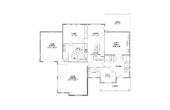 2900 Sq.Ft. 1 1/2 Story house plans, 4 Bed, 3 Bath, Study, Full Bsmt – PDF ONLY