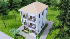 23×30 Feet House Design Plans 7×9 Meter 5 Beds 6 Baths Modern Hip (A4 Hard Copy)