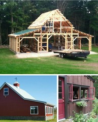 44 Pole-Barn Designs with Lofts – Complete Construction Plans (B7)