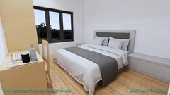 26×36 Feet House Plans 8×11 Meter 2 Beds 2 Baths Terrace Roof PDF (A4 Hard Copy)