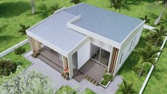 32×33 Feet Small House Plan 9.6×10 Meter 2 Bed 1 Bath PDF & A4 Hard Copy