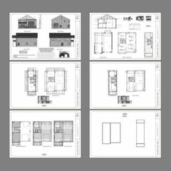 36×42 Apartment with 1-Car 1-RV Garage — PDF Floor Plan — 853 sqft — Model 2A