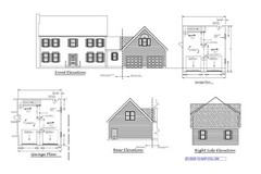 26′ X 28′ GARAGE ADDITION PLANS – COLONIAL ADDITION – PLAN 23-2628-GAP-12-COL-OM
