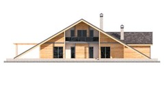 100’x54’ 4-Beds 4-Baths Charming A-Frame Architectural Build Plans PDF Download