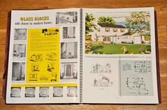 Amazing mid century modern 1950 house plans large folio book 96 pages MCM design