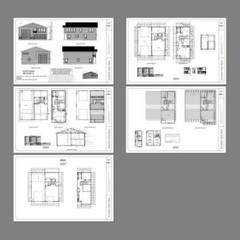 40×42 Apartment with 2-Car 1-RV Garage – PDF FloorPlan – 1,153 sqft – Model 1A