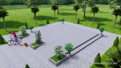 24×24 Feet 7.3×7.3 Meter 2 Cars Garage Shed Plan PDF Plans (A4 Hard Copy)