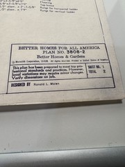 Vintage Blue Prints Lot Of 6 From 1964-68 Swing Book Case Decks Sheds Home/Garde