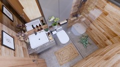 30×26 Small House Plan 2 Beds 2 Baths | 9×8 Mt Tiny Home CAD PDF & A4 Hard Copy