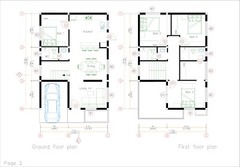 23×33 Feet House Design Plans 7×10 Meter 4 Beds 3 Baths Flat Roof (A4 Hard Copy)