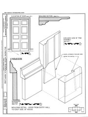 Riversdale, Calvert Mansion – Colonial American architectural plans & details