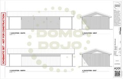 Wooden Warehouse Agricultural Building Plans – PDF Downloadable Blueprint