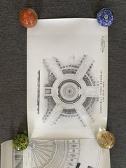 Vintage Felix De Weldon Personal Plans Blueprint Nehru Memorial New Delhi India