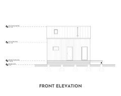 Modern Cabin House, 12′ x 20′, 512 Sq Ft, Tiny House, Architectural Plans
