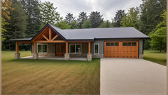 2,003 Sqft (Living) Modern Farm House with – 3 Bd, 2 Ba, 2 car ga and Office