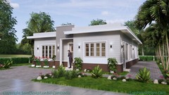 33×53 Feet House Design Plans 10×16 Meter 4 Beds 5 Baths Terrace (A4 Hard Copy)