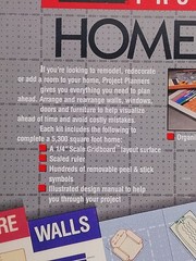 Vintage 1988 Stanley Project Planners Home Designer Kit Layout 1/4 Scale 90-360