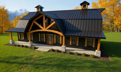 2400 Sqft Modern Barndominium 4bd/2.5ba – Construction Plans – PDF