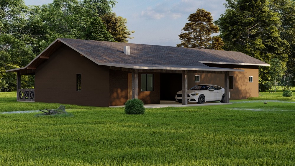 23′ x 69 ‘ Ft House Home Building Plan With AutoCAD File & 3D Visualization