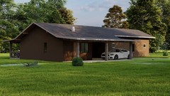23′ x 69 ‘ Ft House Home Building Plan With AutoCAD File & 3D Visualization