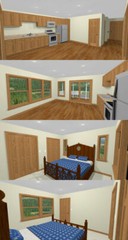 36×50 Apartment 1-Car 1-RV Garage — PDF Floor Plan — 1,217 sqft — Model 1A