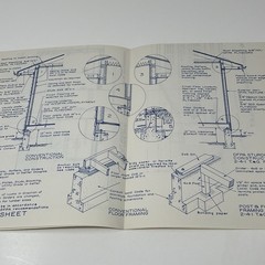 1950’s Add A Room Plan 12 x 16 House Addition Plan Blueprints Home DFPA Plywood