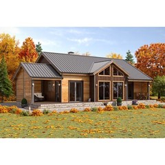 Charming backyard cabin 3 Bed, Bath Architectural Build Plans PDF Download
