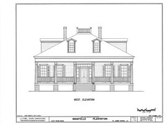 Single-story Southern Style Elegant Home, Beautiful Porch, Architectural Plans